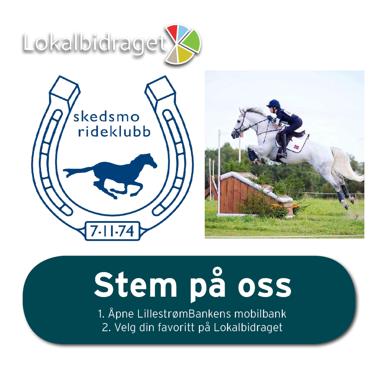 Stem på oss i lokalbidraget!